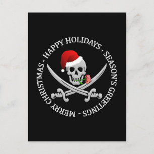Carte postale de Noël pirate - personnaliser