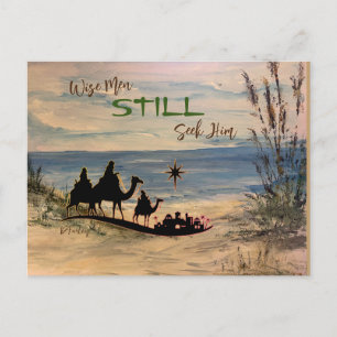 Carte postale de Noël Seagrass