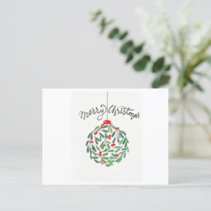 Carte postale de Noël simple