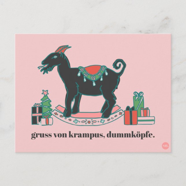 Carte postale de Noël Snarky (Devant)
