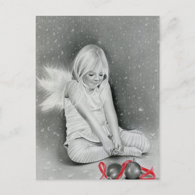 Carte postale de Noël Spirit Angel Elf (Devant)
