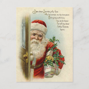 Carte postale de Noël vintage