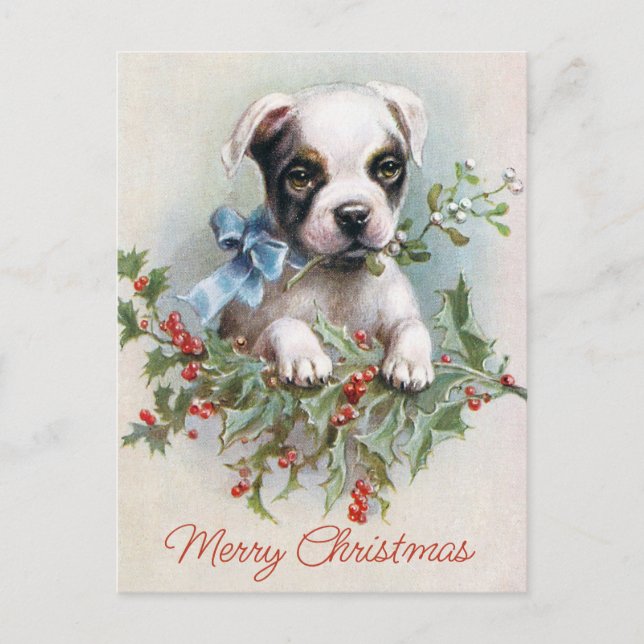 Carte postale de Noël vintage (Devant)