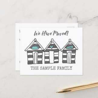 Carte postale de nouveau adresse, acheteur vendeur