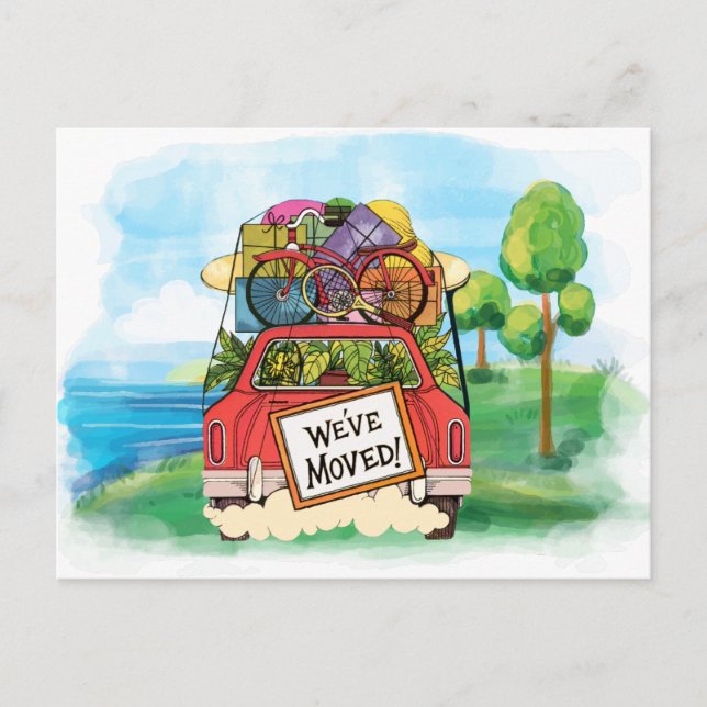 Carte postale de nouvelle adresse (Devant)