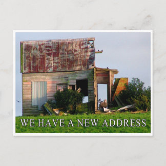 Carte postale de nouvelle maison - Nouvelle adress