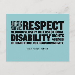 Carte postale de nuage de mots AWN