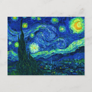 Carte postale de nuit étoilée