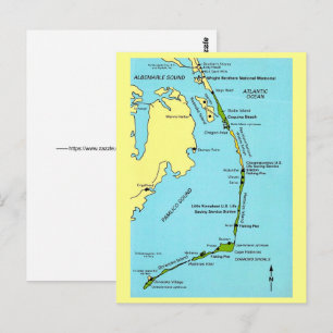 Carte postale de Outer Banks
