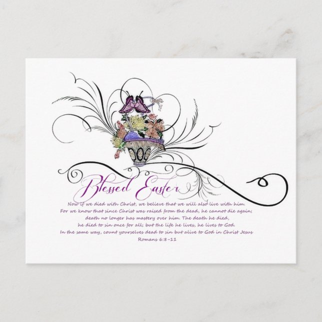 Carte postale de Pâques (Devant)