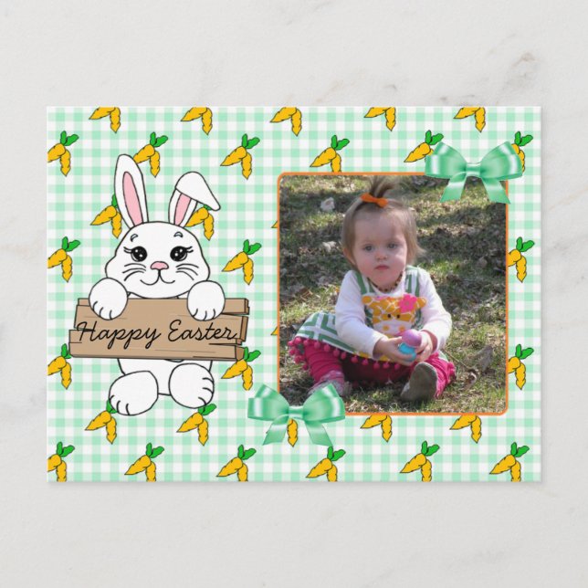 Carte postale de Pâques heureuse personnalisée (Devant)