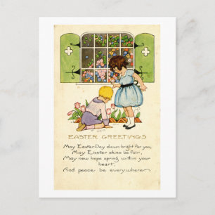 Carte postale de Pâques (vers 1915)