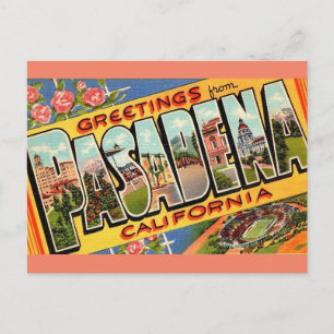 Carte postale de Pasadena Ca. Travel