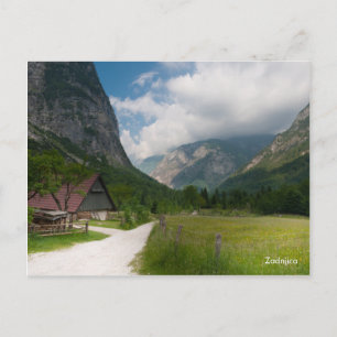 Carte postale de paysage de montagne. Slovénie