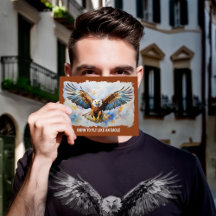 Carte postale de peinture « Né pour voler comme un