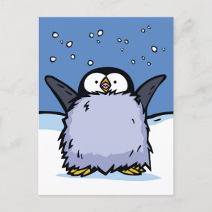 Carte postale de Penguin Chick Happy