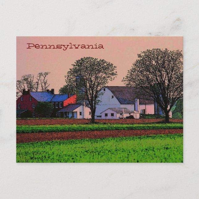 Carte postale de Pennsylvanie (Devant)