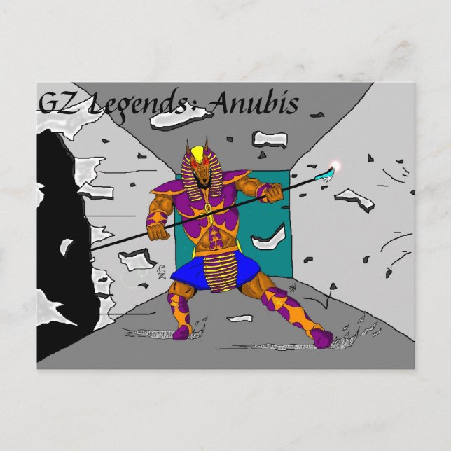 Carte postale de "percée" d'Anubis (Devant)