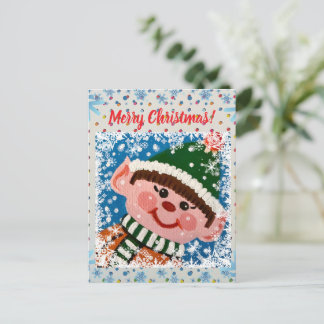 Carte postale de petit elfe