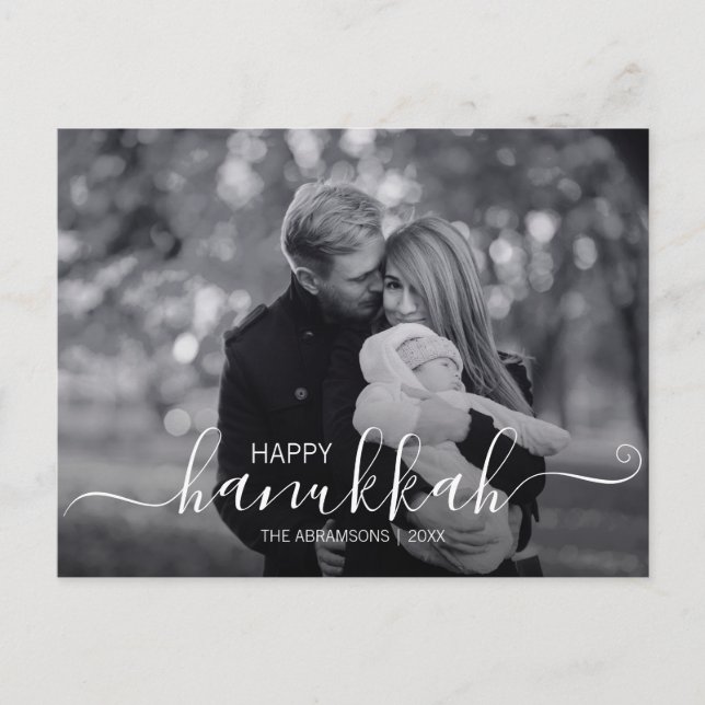 Carte postale de photos de vacances Happy Hanoukka (Devant)