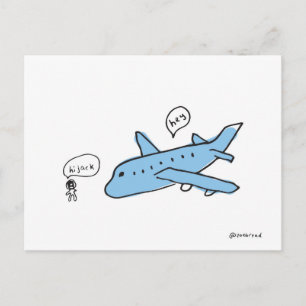 carte postale de piratage