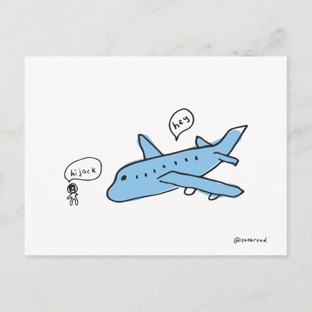 carte postale de piratage (Devant)