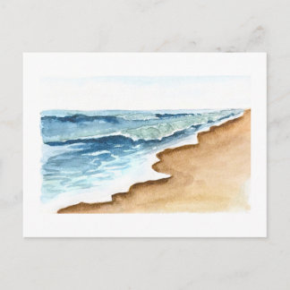 carte postale de plage détendue