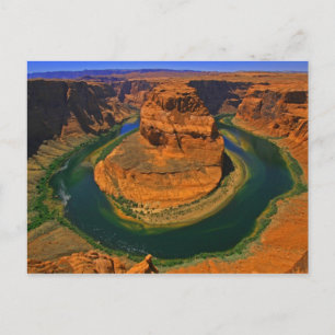 Carte postale de pliage en fer à cheval
