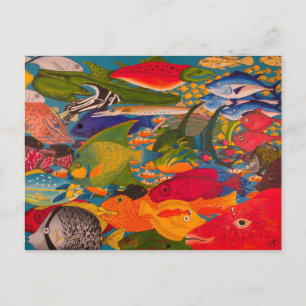Carte postale de poisson
