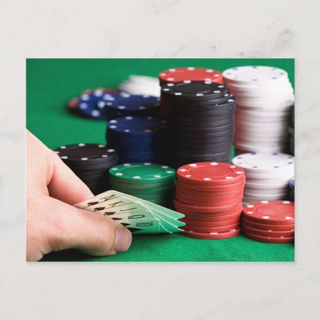 Carte postale de poker (Devant)