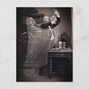 Carte postale de portrait de fantôme victorien drô