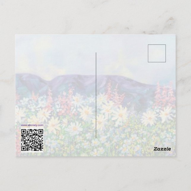 Carte postale de poulet de l'Alaska (Dos)