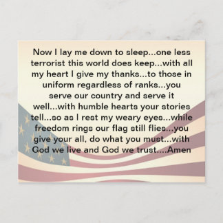 Carte postale de prière du 1er mai