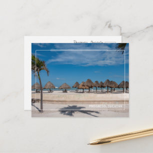 Carte postale de Progreso, Yucatán