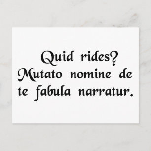 Carte Postale De quoi ris-tu ? Changez juste le nom...