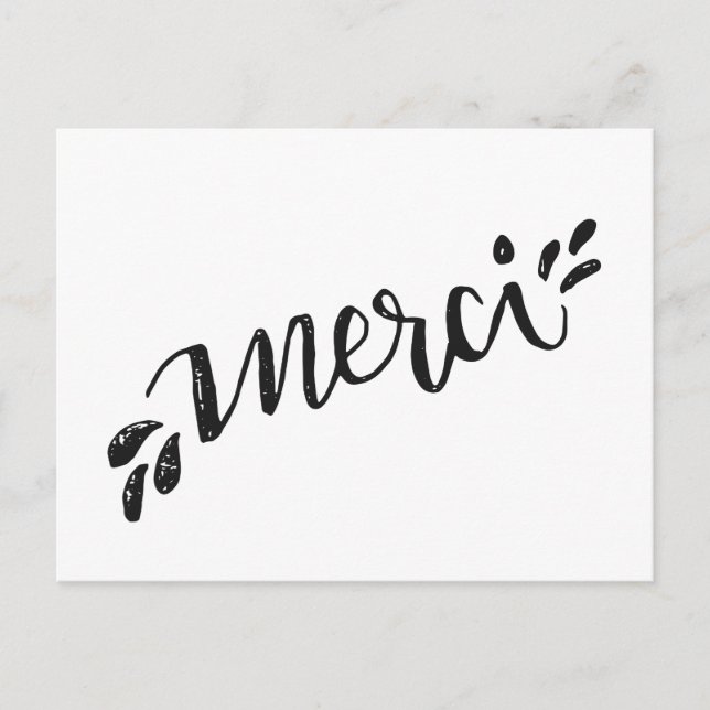 Carte postale de remerciation postkarte (Vorderseite)