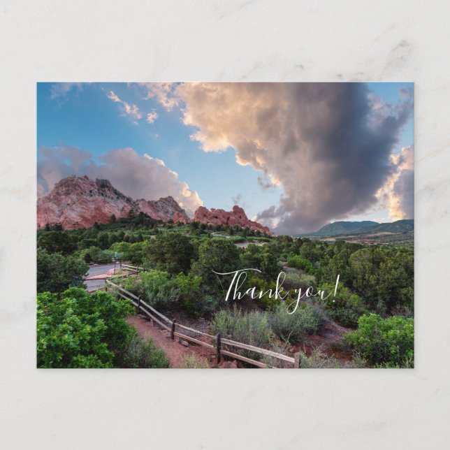 Carte postale de remerciement Colorado Sleeping Gi (Devant)