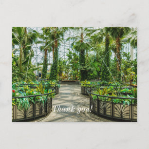 Carte postale de remerciement Crystal Gardens Leap