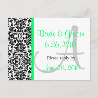 Carte postale de réponse Damas