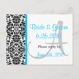 Carte postale de réponse Damas