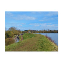 Carte postale de réservoir et de canal