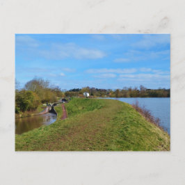 Carte postale de réservoir et de canal