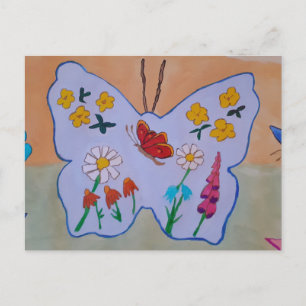 Carte postale de rêve papillon