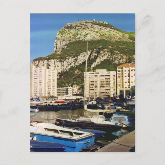 Carte postale de rocher de Gibraltar (Devant)