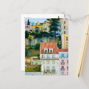 Carte postale de rue, Lisbonne Portugal Europe, Vo