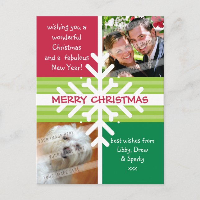 CARTE POSTALE DE SALUTATION DE PHOTO : : (Devant)