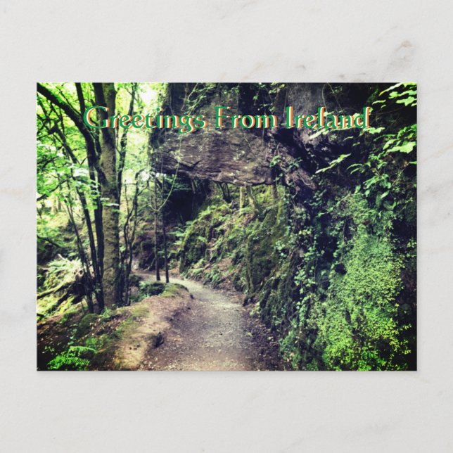 Carte postale de salutations d'Irlande (Devant)