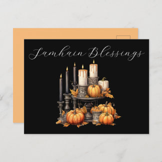 Carte postale de Samhain Blessings