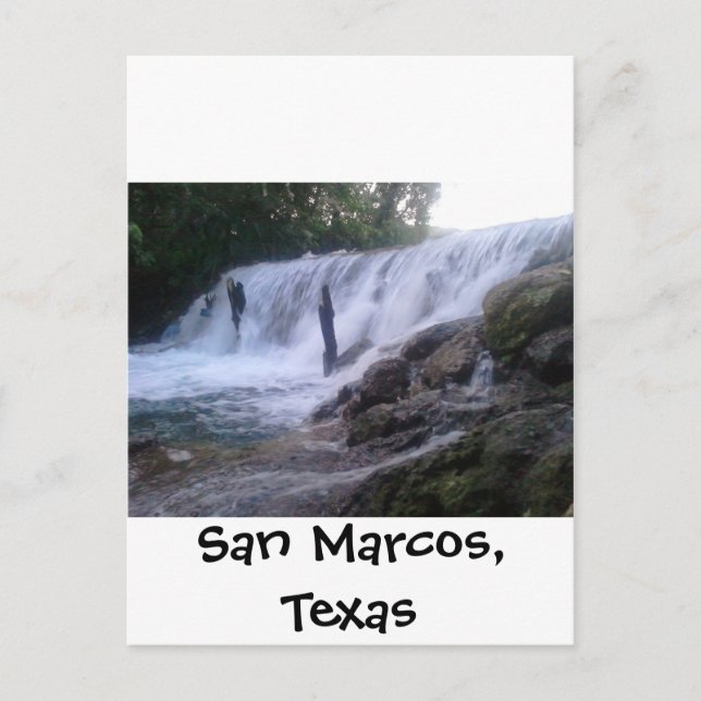 Carte postale de San Marcos River Falls (Devant)