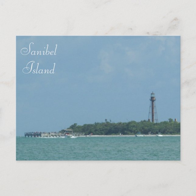 Carte postale de Sanibel Lighthouse Beach (Devant)